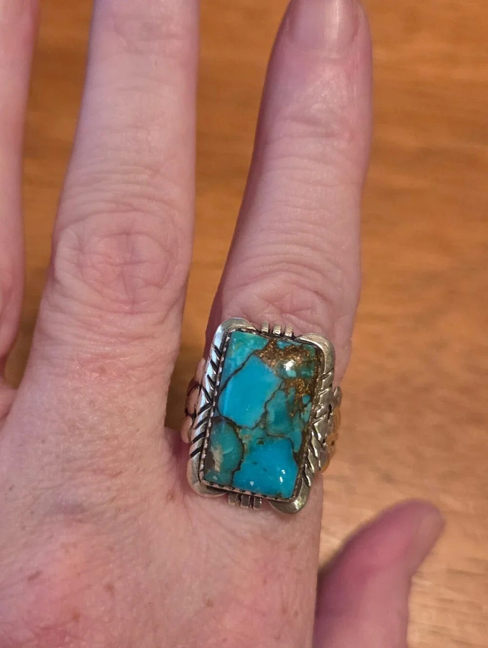 Sterling Silver Turquoise Statement Ring
